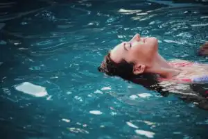 swimming in pool parmer ranch georgetown texas